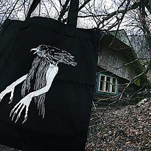 Nákupné tašky - Taška Kto sa bojí, nech nejde do lesa - 15848258_