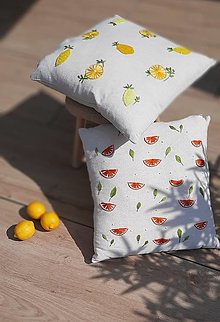 Úžitkový textil - Citróny a pomaranče - 15847721_