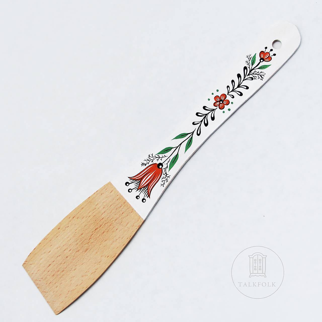 Vareška s maľbou (Biela)