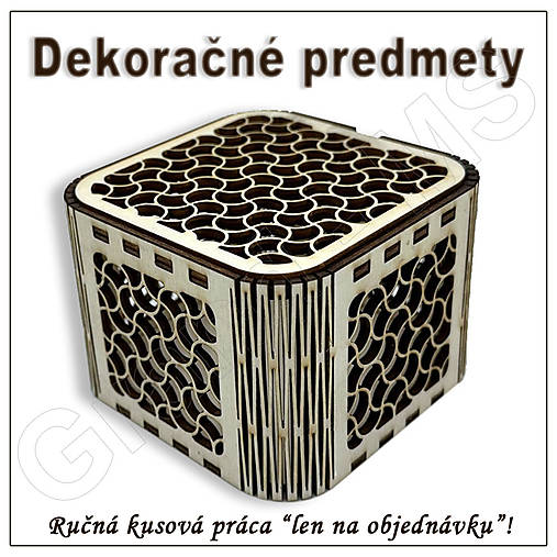 Nádoby - Dekoračná dóza - vzor H - 15851848_