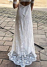 Šaty - Korzetové svadobné šaty v bohemian štýle - 15853540_