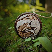 Náhrdelníky - Amulet Spiaci les, svietiaci v tme - 15853774_