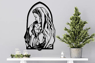 Obrazy - Panna Mária s malým Ježiškom 3D - 15855079_