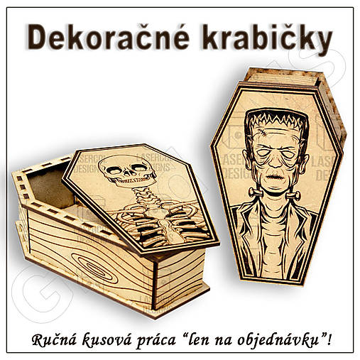 Nádoby - Dekoračná krabička - HALLOWEEN - 15854185_