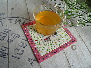 Úžitkový textil - Garden Party... podložky 4 ks - 15855751_
