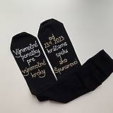 Ponožky, pančuchy, obuv - Maľované ponožky pre ženícha - 15857597_