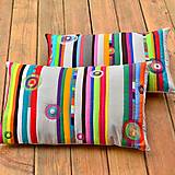 Úžitkový textil - Patchworkový polštář – pruhovaná šedá myš - 15857648_