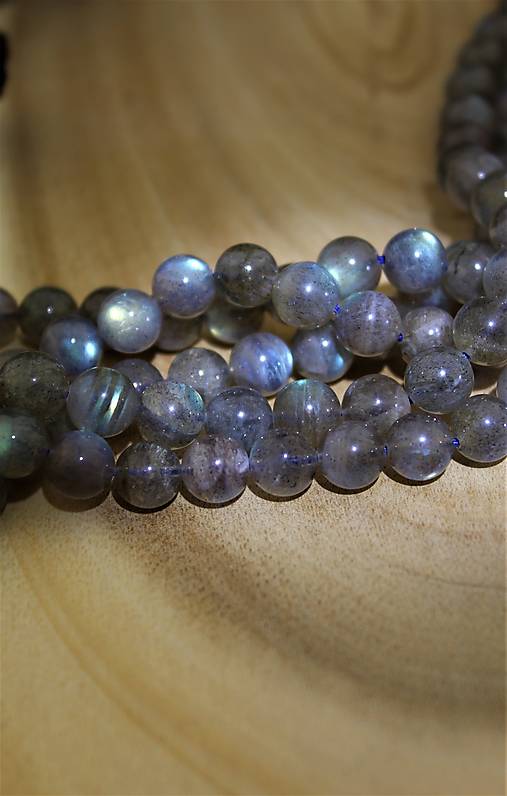 Minerály - labradorit 8mm AA kvalita - 15859643_