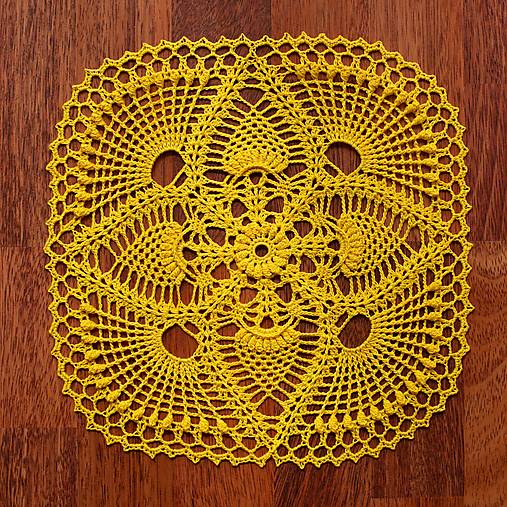 Úžitkový textil - Čipka 3D “Mimosa” - 15858420_