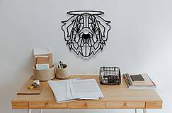 Dekorácie - Kovová dekorácia - Leonberger - 15859392_