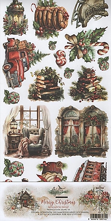 Papier - Scrapbook papier extra set Merry Christmas - 15861467_