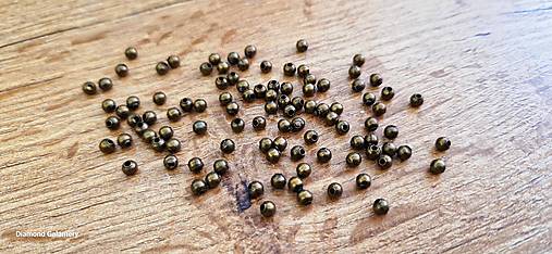 Korálky - Korálka kovová - 4 mm  (Meď/Bronz) - 15859787_