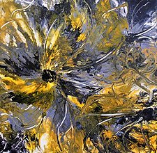 Obrazy - Žlté kvety - 15860511_