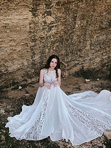 Šaty - svadobné šaty Freya 38-40 - 15860998_