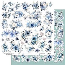 Papier - Scrapbook papier 12x12  In frosty colors - 15862881_