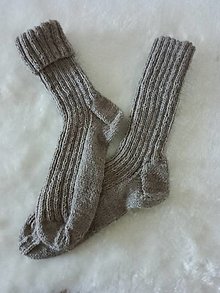 Ponožky, pančuchy, obuv - Vlnené ponožky - 15862281_