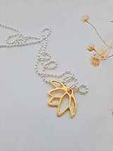 Náhrdelníky - Lotosový kvet náhrdelník - 15862920_
