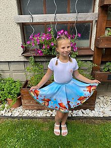 Sukne - Sukně kolová holčičí 6-9 let (Víly) - 15862139_