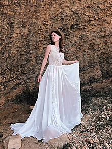 Šaty - svadobné šaty Freya 38-40 - 15861587_