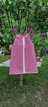 Detské oblečenie - Dievčenské bavlnené šaty _ rastiem s Tebou_ ružové - 15864107_