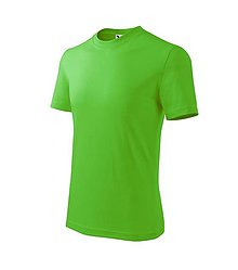 Polotovary - Detské tričko BASIC green apple 92 - 15864973_