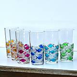 Nádoby - Sklenice vysoká – ryby ve vodě - 15863528_