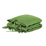 Úžitkový textil - Ľanové obliečky Zelená 140x200, 70x50 - 15867135_