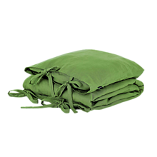 Úžitkový textil - Ľanové obliečky Zelená 140x200, 70x50 - 15867135_