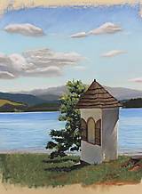 Kresby - Obraz "Oravská priehrada" - 15866878_