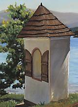 Kresby - Obraz "Oravská priehrada" - 15866879_