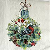 Papier - Vianočné vtáčatko - 15865945_