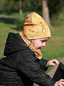 Detské čiapky - Zvieratká čiapka, nákrčník alebo set (Set) - 15867849_