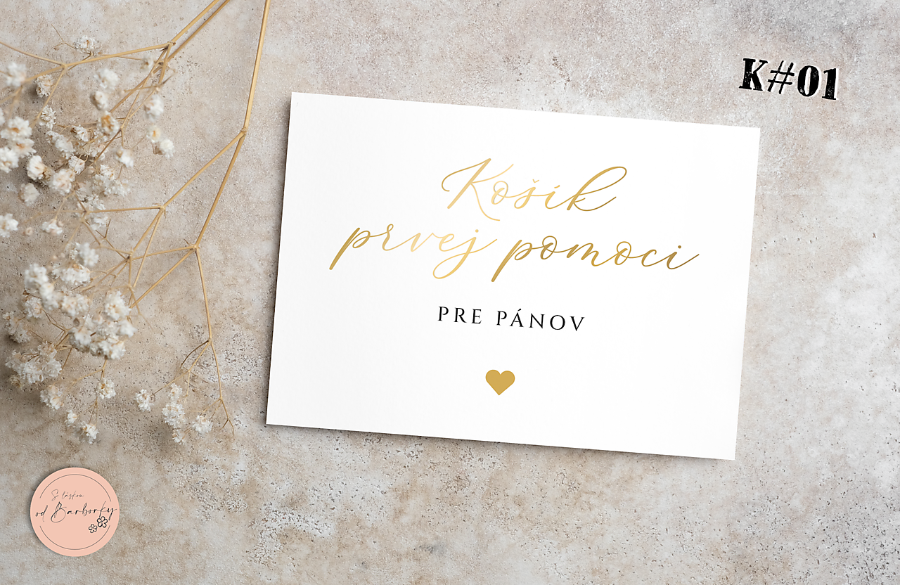 Kartička "Košík prvej pomoci" K#01_A