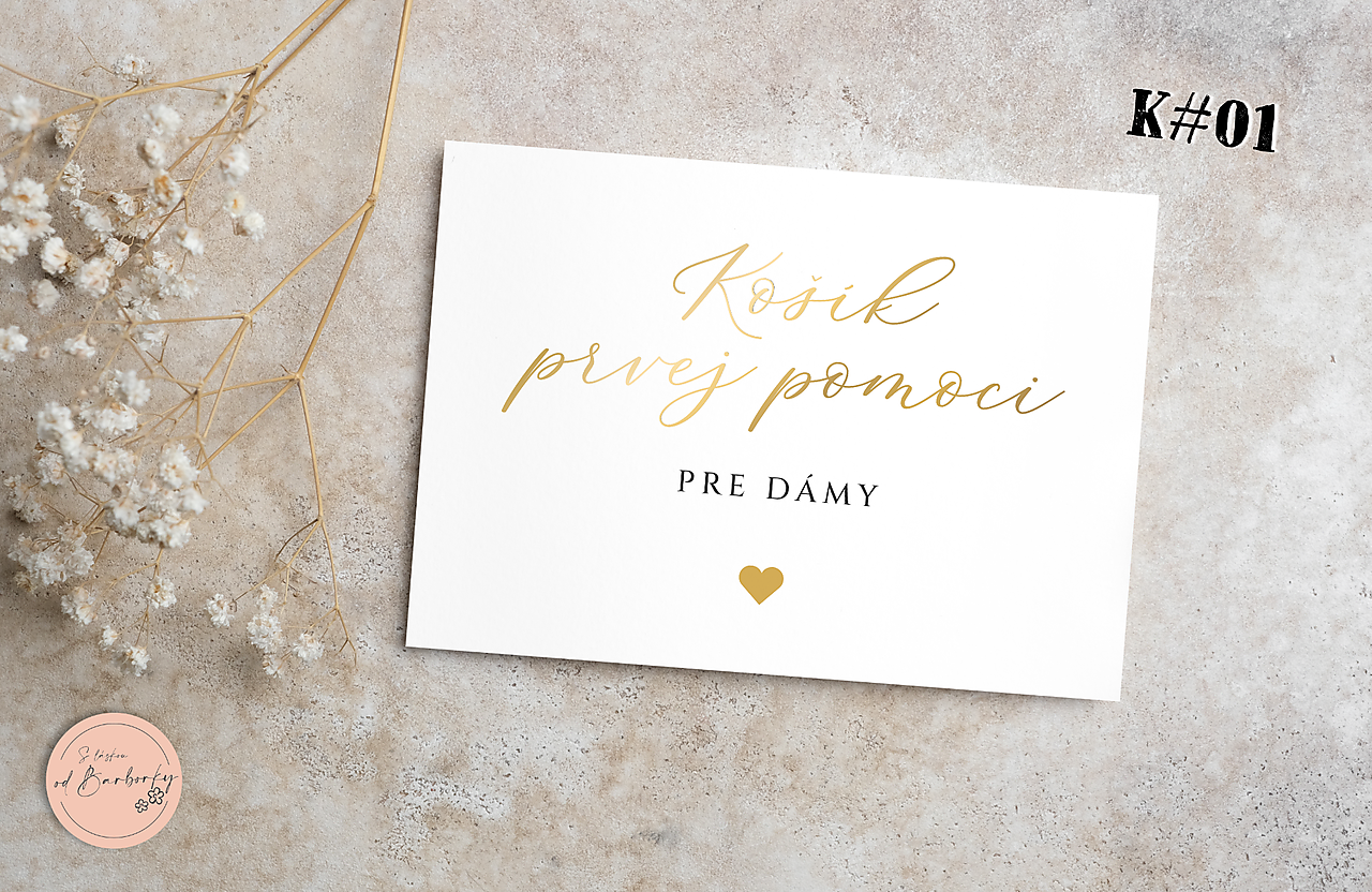 Kartička "Košík prvej pomoci" K#01_B