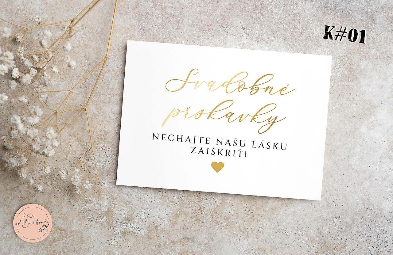 Kartička "Svadobné prskavky" K#01_C