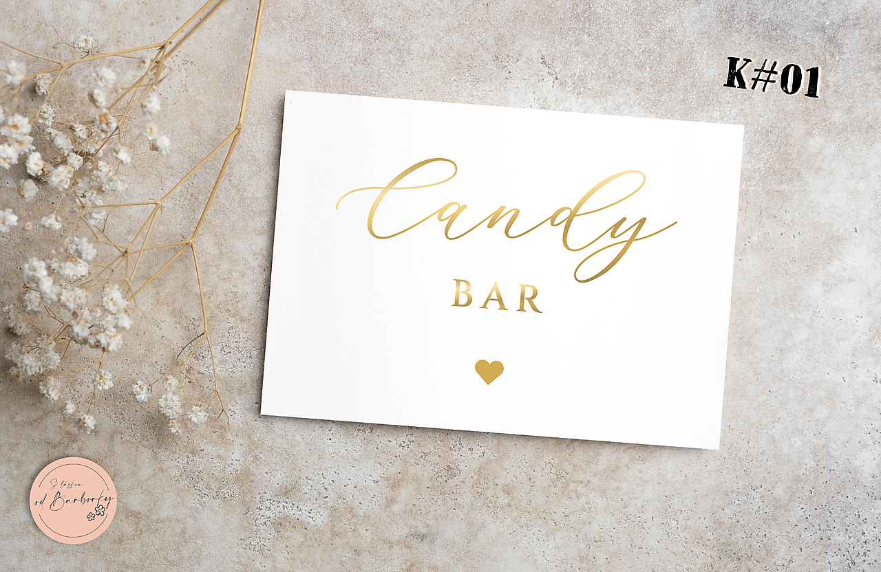 Kartička "Candy bar" K#01_I