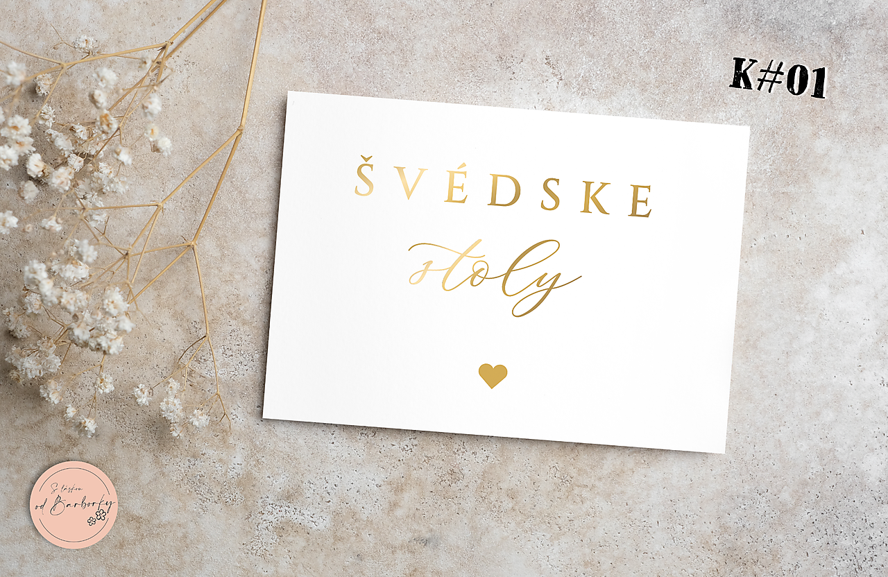 Kartička "Švédske stoly" K#01_O