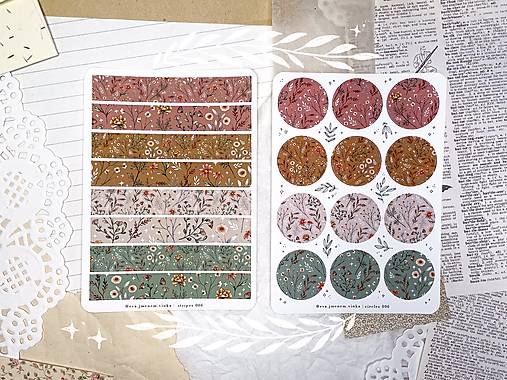 Papier - Samolepky " Pattern 006" - 15868408_
