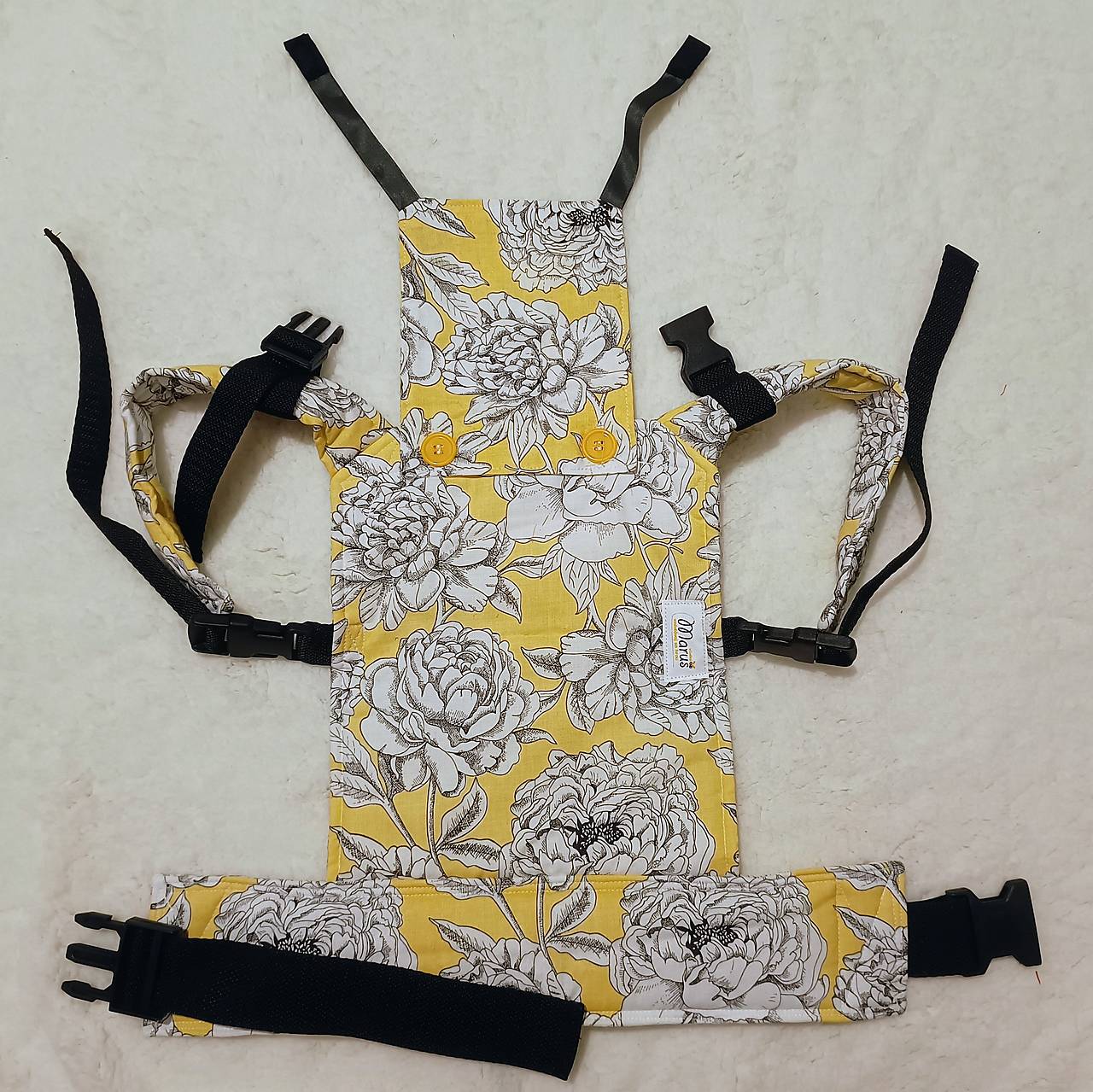 Detský nosič s kapucňou pre bábiky/plyšákov