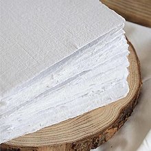 Papier - Ručný papier A5-Biely - 15871739_