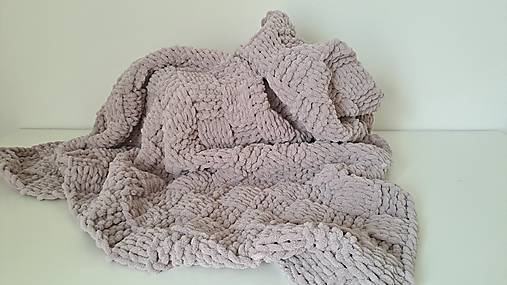 Detský textil - Detská deka LINDA (Šedá) - 15871455_