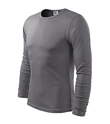 Polotovary - Pánske tričko FIT-T LS oceľovo sivá 36 - 15870135_