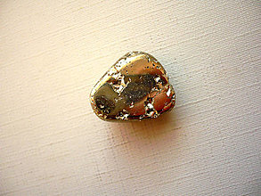 Minerály - Troml. kámen - pyrit drúza 17 mm, č.13f - 15871984_