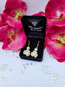 Náušnice - Náušnice perlové kvety - 15870164_