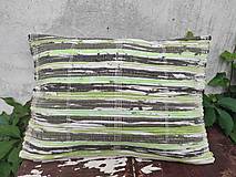 Úžitkový textil - Obliečka na vankúš, ručne tkana, 35x50 cm - 15874151_