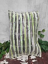 Úžitkový textil - Obliečka na vankúš, ručne tkana, 35x50 cm - 15874155_
