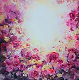 Obrazy - Ružová záhrada - 15873425_
