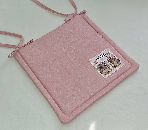 Detský textil - Podsedák na školskú stoličku s aplikáciou - 15874381_