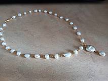 Náhrdelníky - Boho perlový náhrdelník - 15873761_