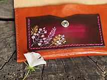 Peňaženky - Kožená peněženka SOPHIA mini+ klíčenka zdarma - 15873729_